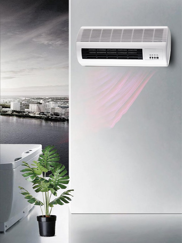 Riscaldatore ceramico elettrico montato a parete BPT-2000B 4501/4501L/4501L-ERP con display a LED