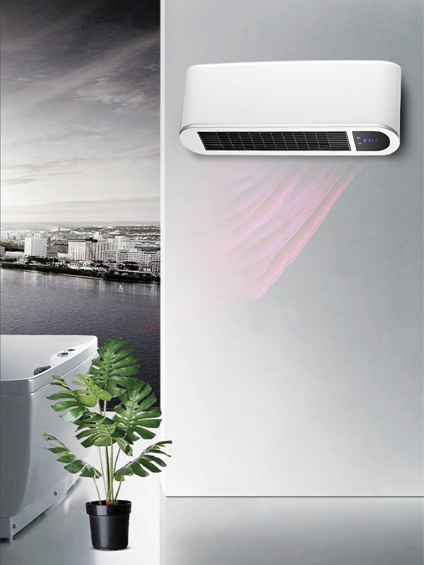 Riscaldatore elettrico a parete con telecomando a riscaldamento rapido BPT-2000B 5007L/5007L-ERP