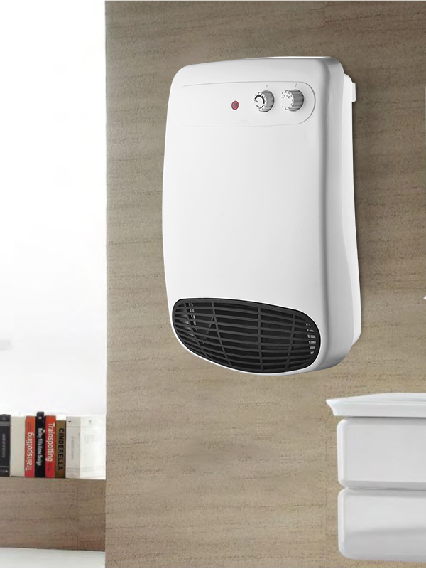 Riscaldatore elettrico a flusso diretto per bagno con termostato regolabile HBH-2005 montato a parete
